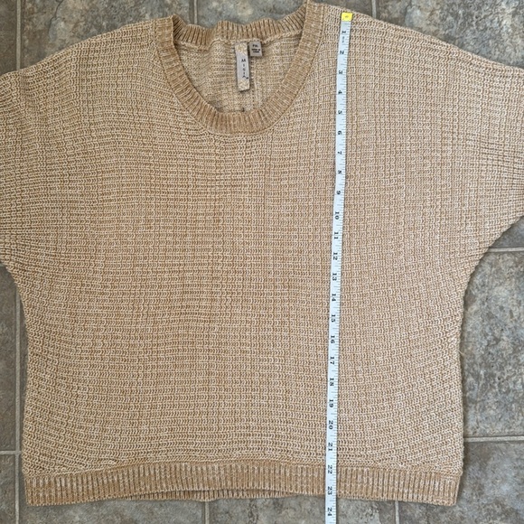 MISIA Oatmeal Neutral Knit Crewneck Sweater XL Petite - Picture 9 of 12